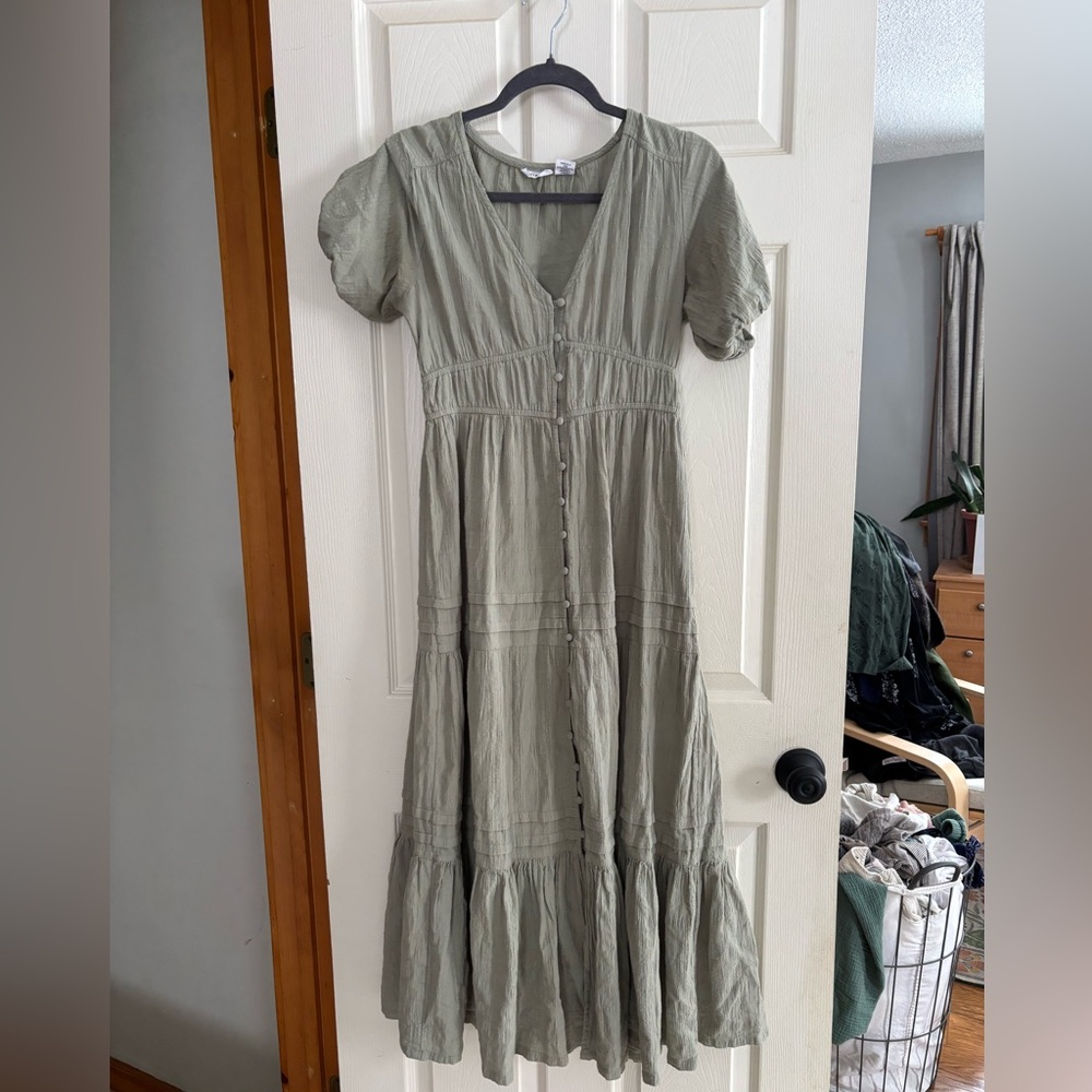Lucky Brand Sage Button-Front Dress